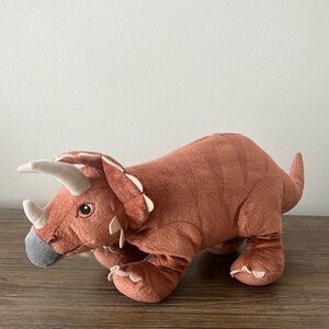 Stuffy dinosaur toy from IKEA